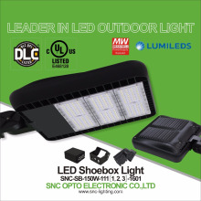 CUL UL DLC 150 w 240 w LED Shoebox stationnement lumières Luminaires 130LM / W luminaire paysage éclairage